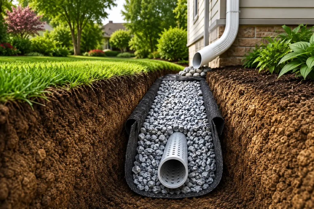 French Drains Process