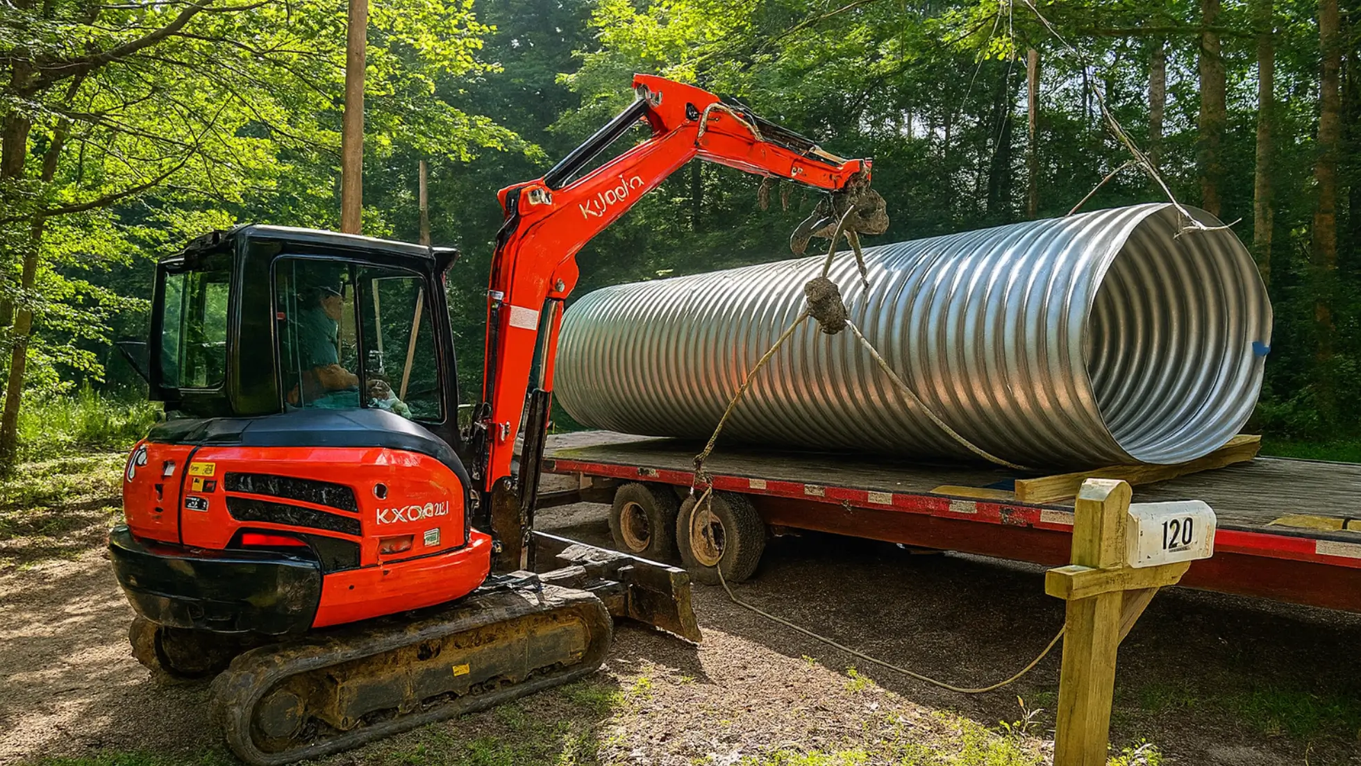 Culvert and drainage construction by Alchemy Excavation